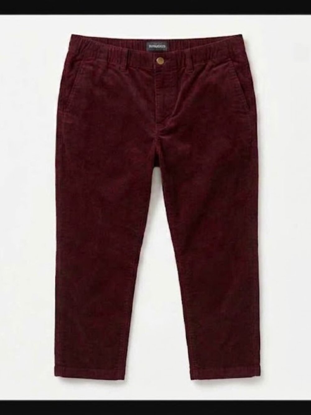 Bonobos Men’s Burgundy Corduroy Joggers - Size XXL